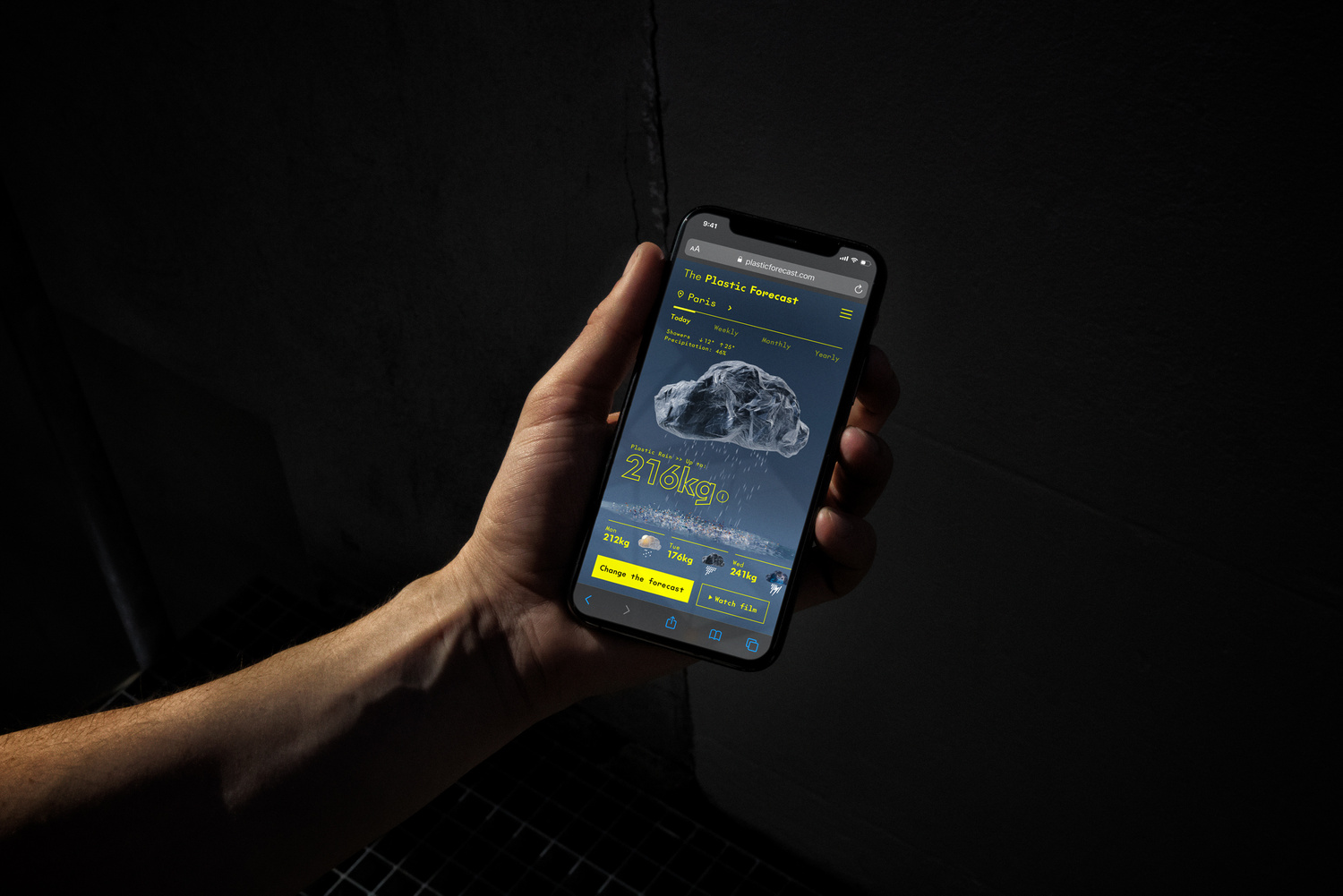 Plastic-Forecast-Mobile-website